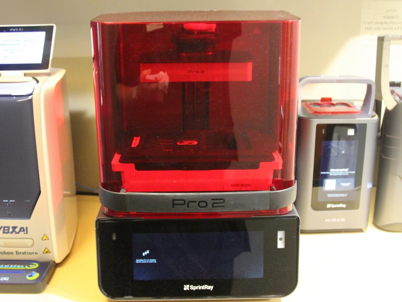Sprintray Pro 2 Dental 3D Printer with Red Resin Chamber
